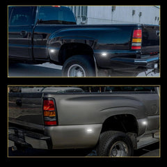 For 2001-14 Chevy Silverado GMC Sierra Dually Bed Led Side Fender Marker Light A 6B93BC-57