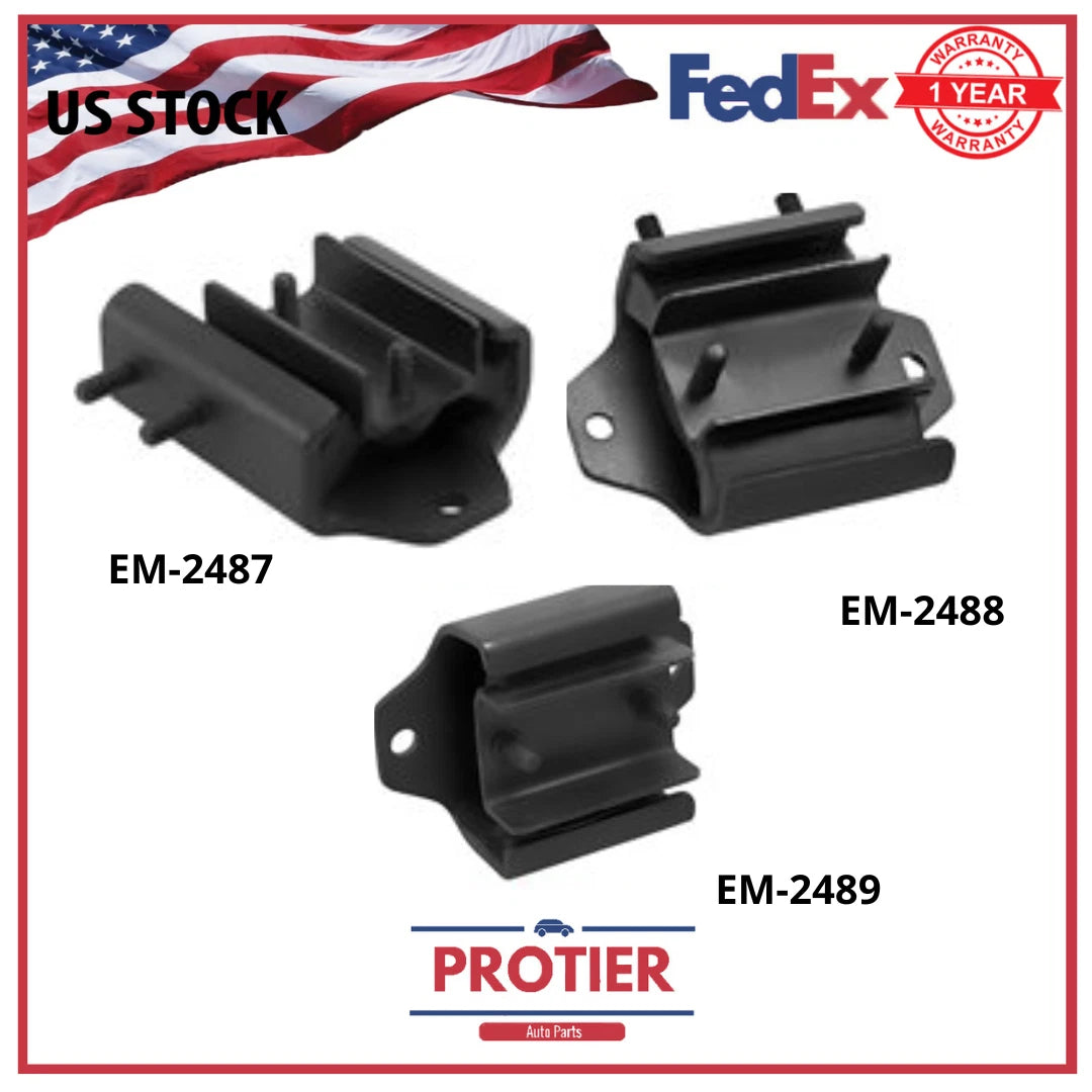 Engine & Trans Mount For NISSAN CAR L6, 2.4 NISSAN VAN L4 Cyl 1.81984-68; 6B93BC-57
