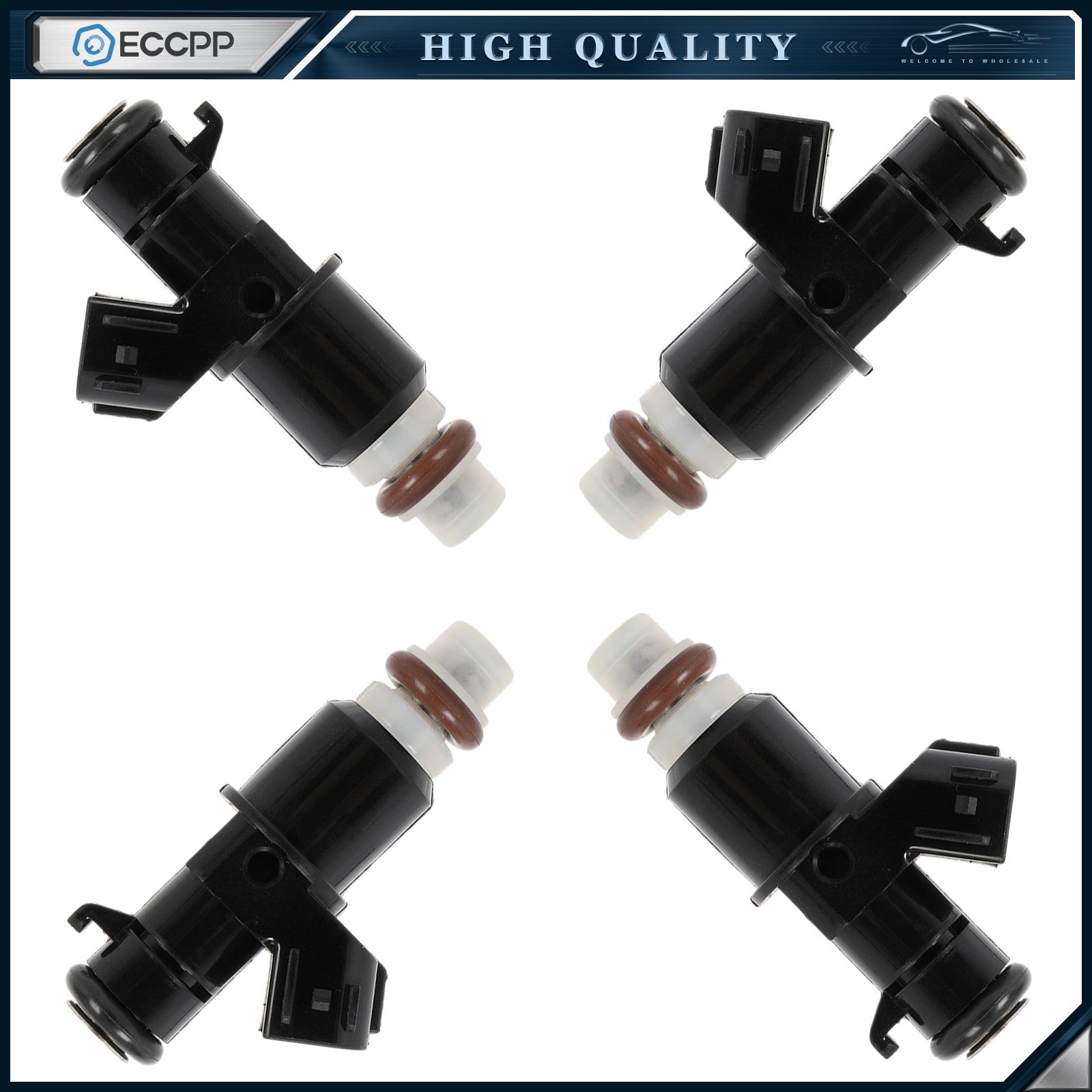 For Honda CR-V 2.4L 2012-2014 Crosstour 2.4L 2012-2013 4pcs Fuel Injectors 6B93BC-57