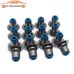 Set of 16 Valve Stem Seal 12482063 For GMC Chevrolet 4.8 5.3 5.7 6.0 LS1 LS3 LS6 6B93BC-57