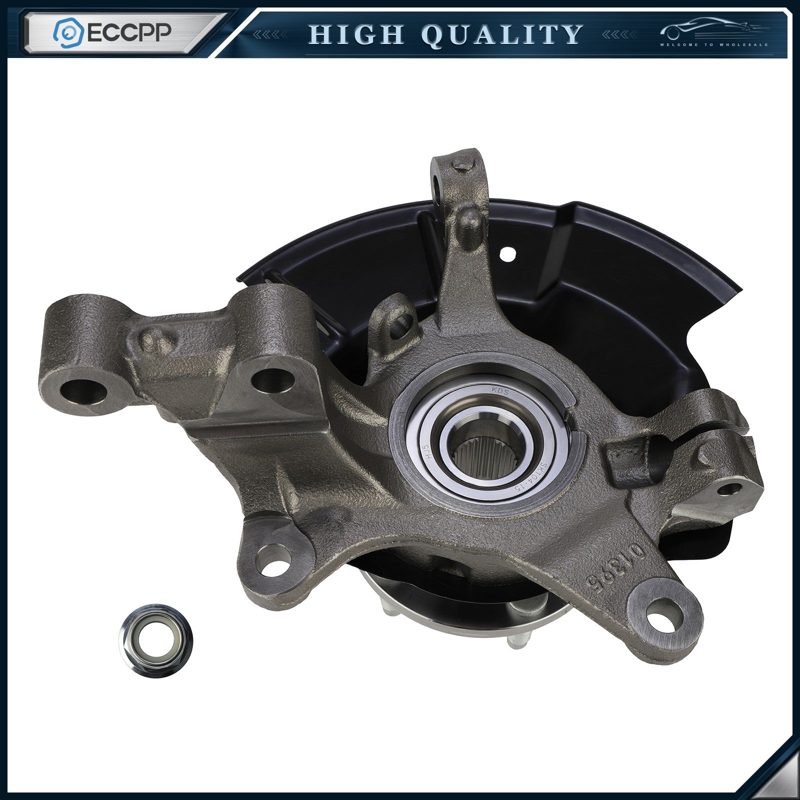 1Pc Wheel Hub Bearing Knuckle Front Right For Ford Edge Lincoln MKX 2007-2010 6B93BC-57
