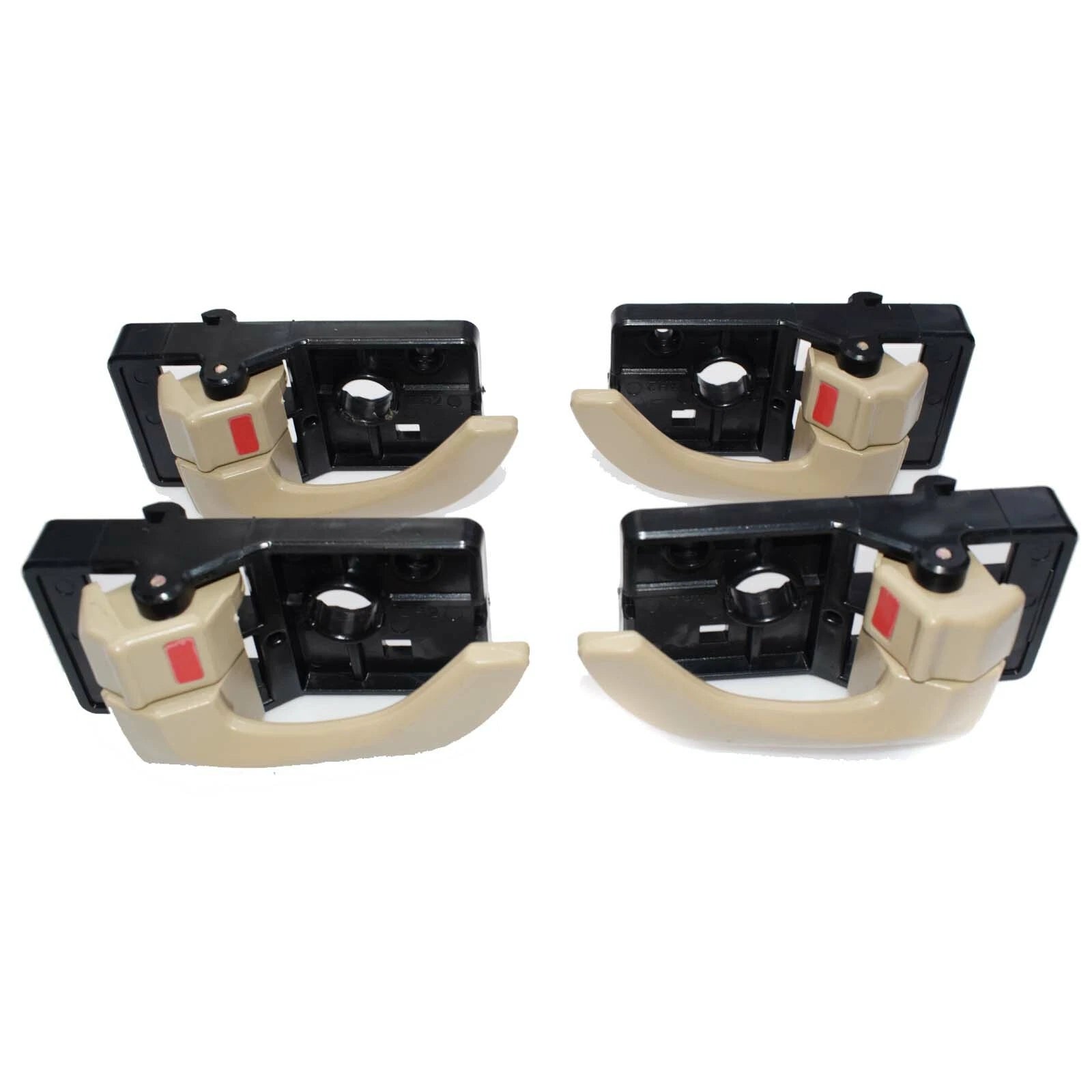 4Pcs Inside Door Handle Beige Front Rear Left Right For 2005-2009 Hyundai Tucson 6B93BC-57