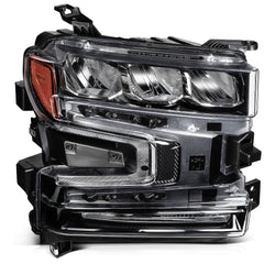 ECCPP Headlights Assembly For Chevrolet Silverado 1500 2019-2021 Pair Black 6B93BC-57