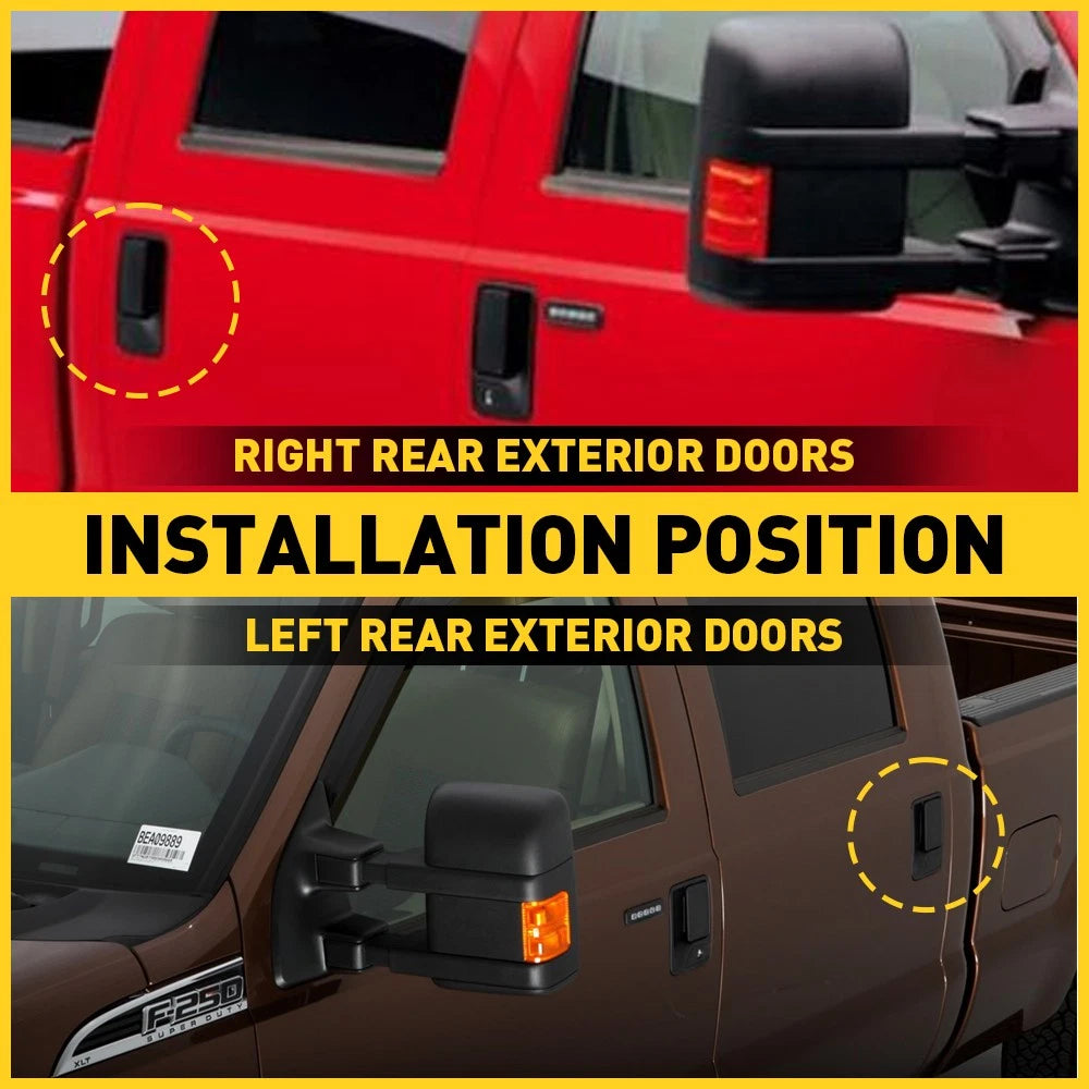 Outside Door Handle For Ford Super Duty F250 F350 Truck 1999-2016 Right Front EA 6B93BC-57