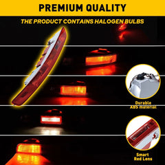 For Audi Q5 2009-2016 Side Left Rear Lower Tail Light Lamp Bumper Reflector USA 6B93BC-57