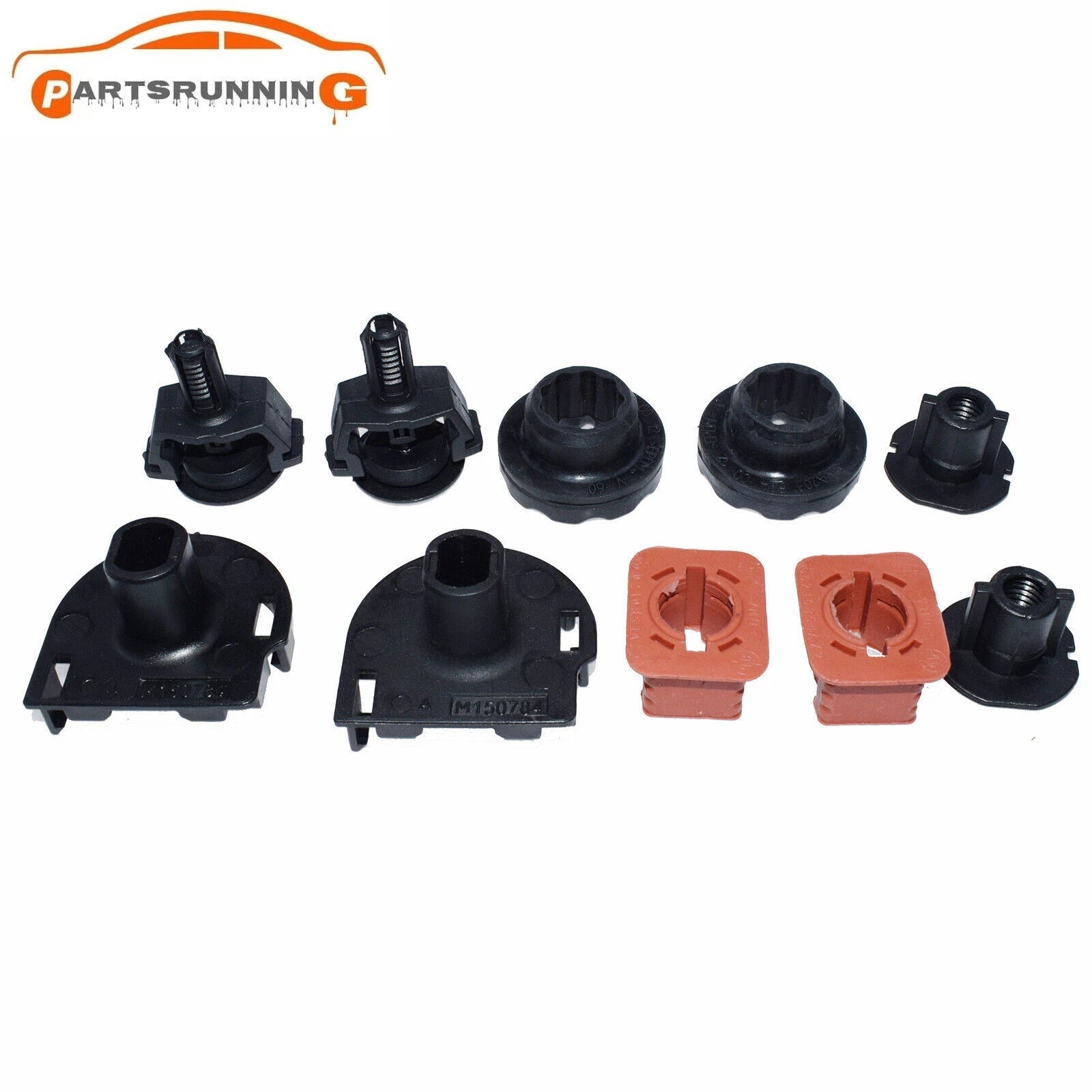 8PCS Radiator Mounting KIT 2035040012 for Mercedes Benz C200 C280 C300 GLK350 6B93BC-57