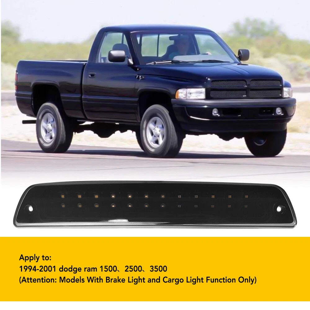 For 1994-01 Dodge Ram 1500 2500 3500 LED 3RD Third Tail Brake Cargo Lamp Light A 6B93BC-57