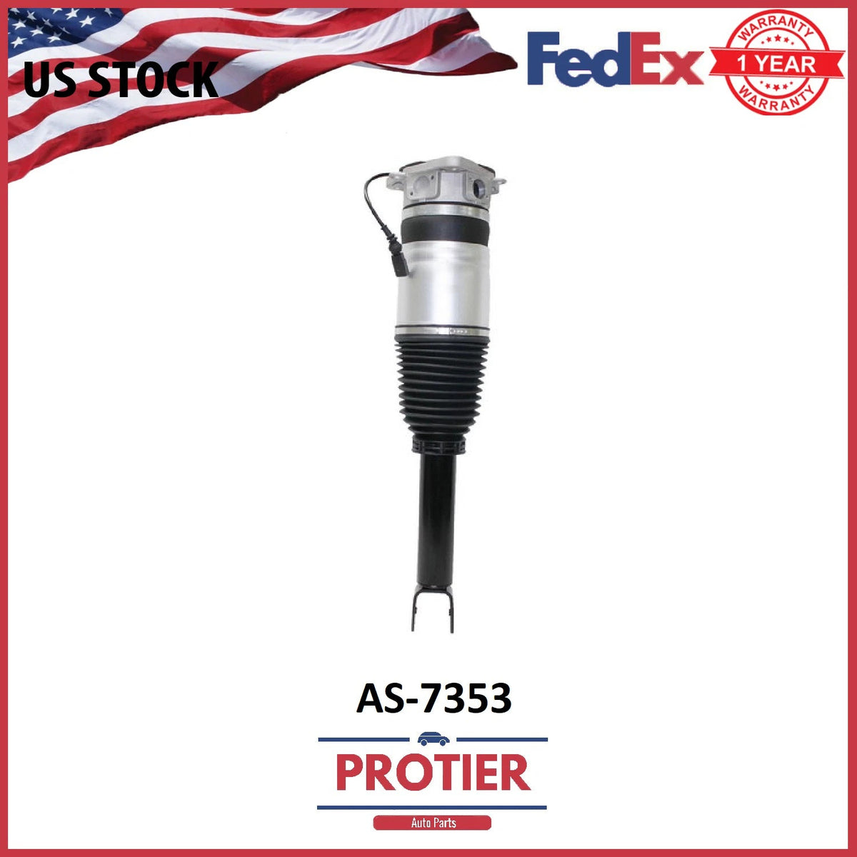 Rear Right Suspension Air Strut for 2002 - 2010 Audi A8 Quattro 6B93BC-57