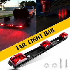 15 inch Sealed Truck& RV Trailer Light Bar 3 LED Third Brake Lights Strip Red 6B93BC-57
