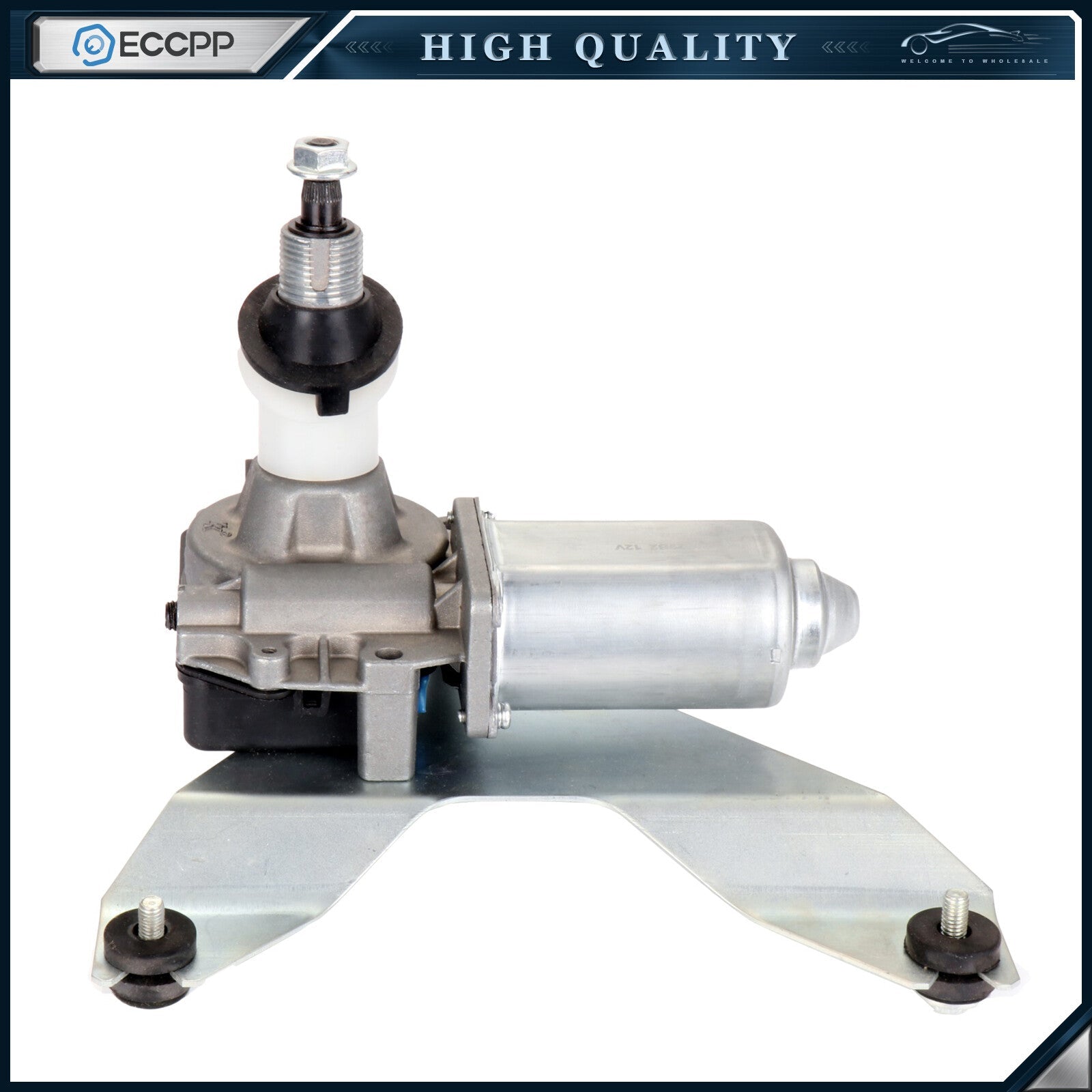 1x Windshield Wiper Motor Fit for 03 - 06 Chevrolet GMC Cadillac 12487646 Rear 6B93BC-57