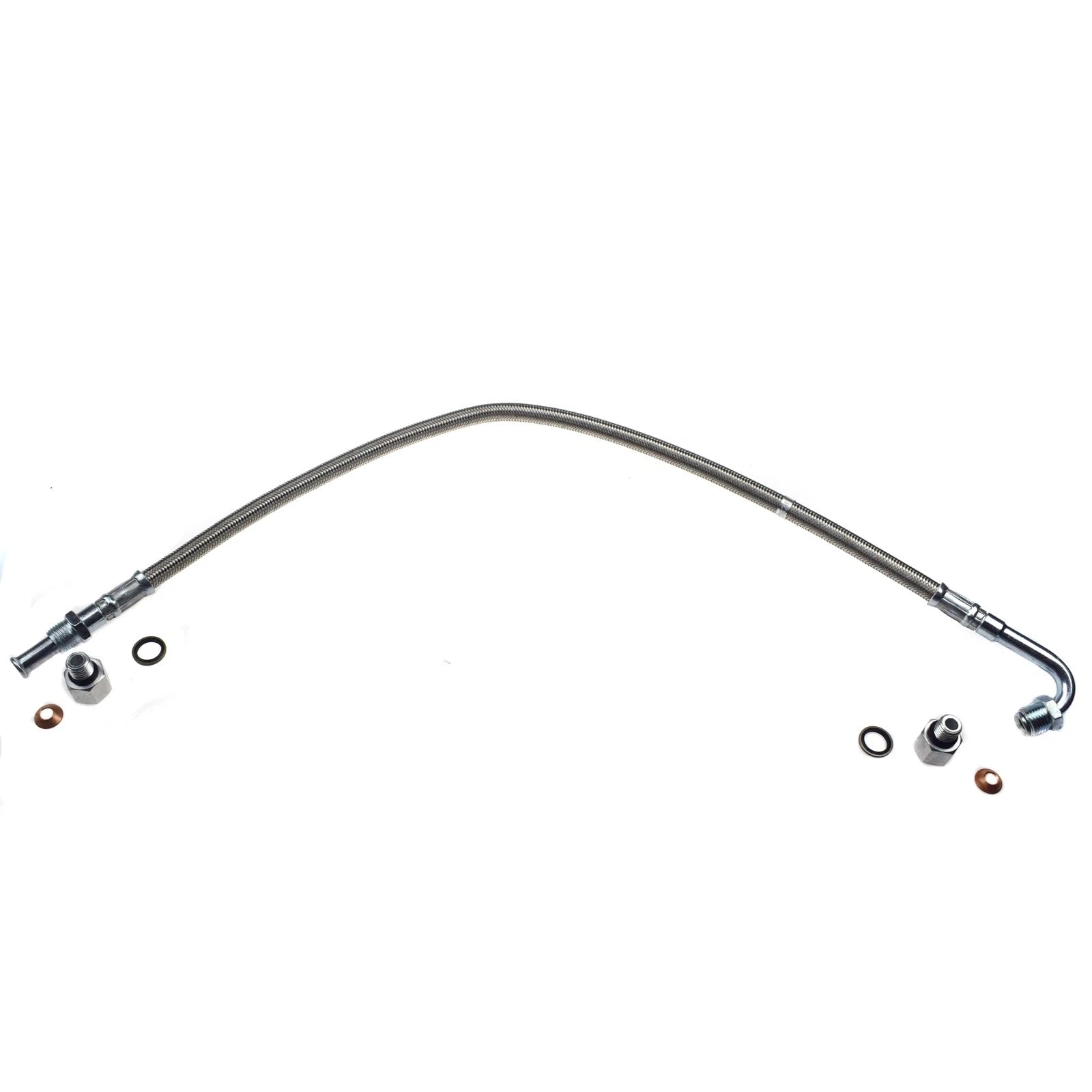 Turbo Oil Feed Line Tube & Connector For Dodge Ram Cummins 12V 5.9 1989-1998 6B93BC-57