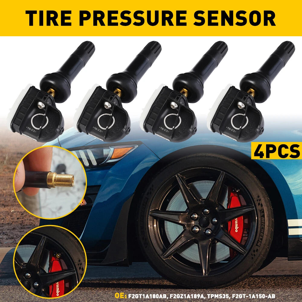 4x TPMS Tire Pressure Sensors For 15-20 Ford F-150 Edge Mustang F2GZ-1A189-A 6B93BC-57