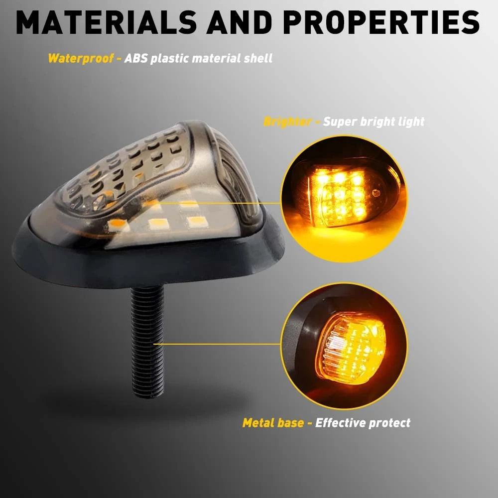 Fit For Honda Grom LED MSX125 Turn Light Signals Shift Lights Indicator amber 6B93BC-57
