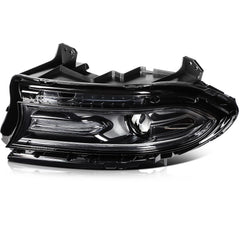 Headlight Assembly Left Side For 2015 2016 2017-2022 Dodge Charger Black Housing