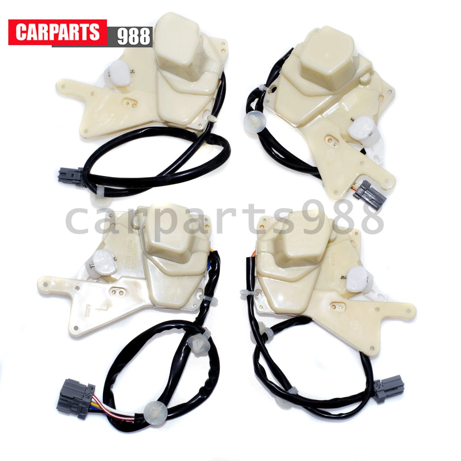 4Pcs Door Lock Actuator Front Rear LH RH for 1994-1997 Honda Accord 72155SV4A21 6B93BC-57