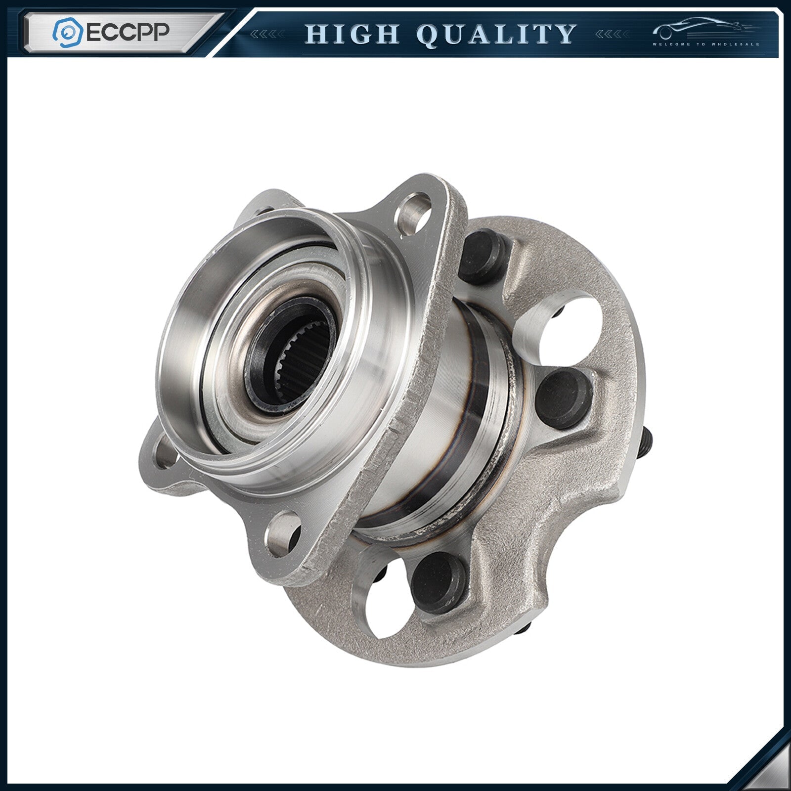 1Pc Wheel Hub Bearing Assembly Rear AWD For Toyota Sienna 3.5L 2011-2020 Non-ABS 6B93BC-57