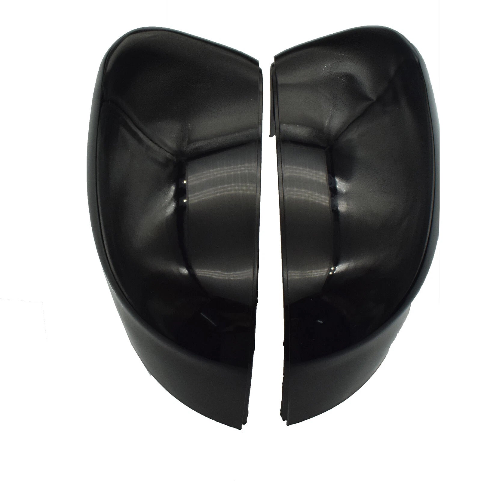 Gloss Black Left Right Rearview Mirror Cover For Ford Focus MK2 MK3 2008-2018 6B93BC-57