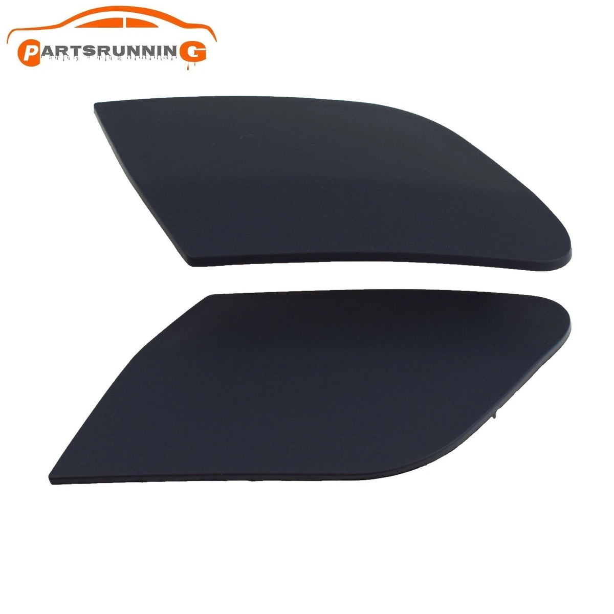 Pair Head Light Headlight Washer Covers For 2005-10 Volkswagen Jetta Rabbit GTI 6B93BC-57