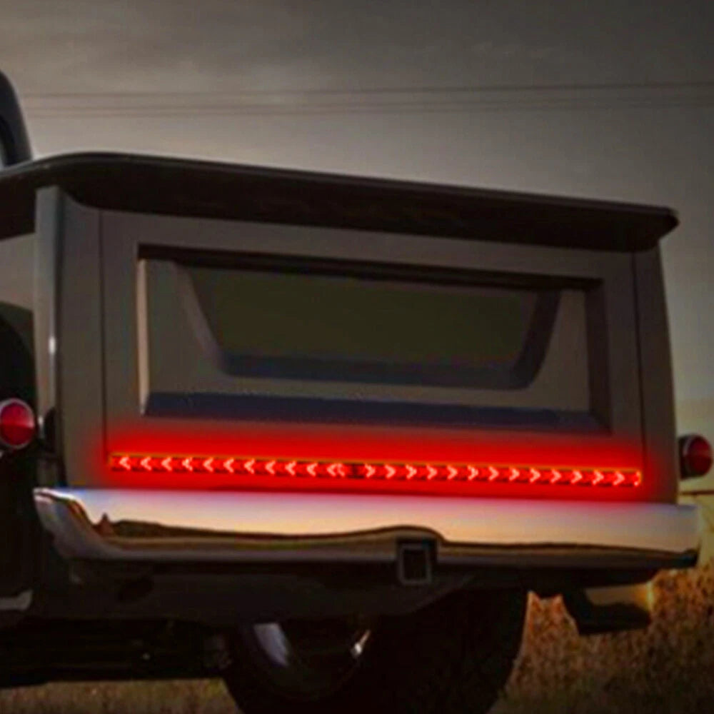 60" Arrow Tailgate Strip LED Sequential Brake Signal Reverse Tail Light Bar 12V 6B93BC-57