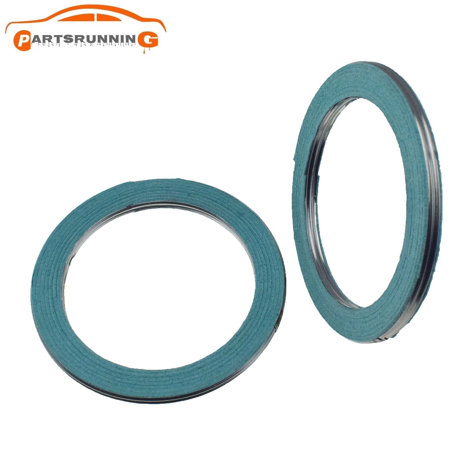 90917-06076 2x Exhaust Pipe Connector Gasket For Toyota Lexus IS300 2001-2005 6B93BC-57