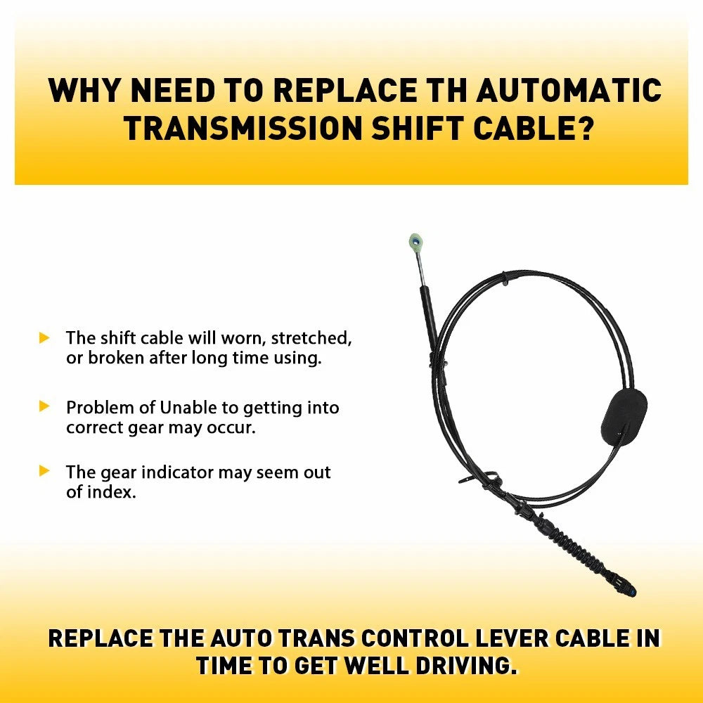 AUTO TRANSMISSION SHIFT CABLE 15037353 Fit Chevrolet C2500 C1500 C3500 Fit YUKON 6B93BC-57