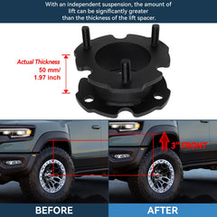 3" Front Leveling Lift Kit Steel For Chevy Colorado GMC Canyon 2015-2022 2018 KOEEP