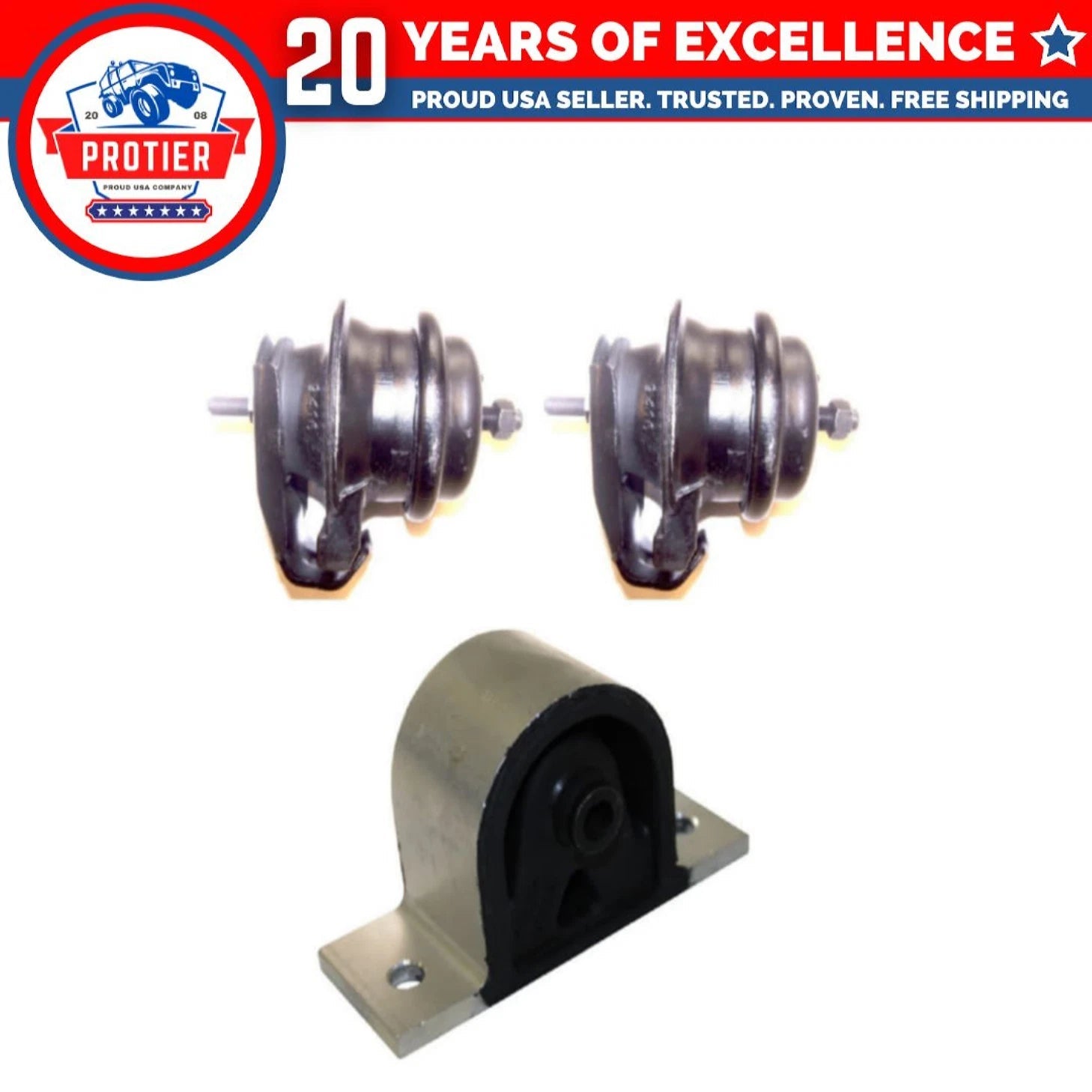 Engine Motor & Trans Mount 3PCS Set Fit 2004-2006 Infiniti G35 3.5L 2WD Sedan 6B93BC-57