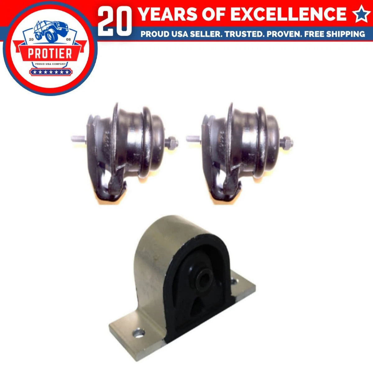 Engine Motor & Trans Mount 3PCS Set Fit 2004-2006 Infiniti G35 3.5L 2WD Sedan 6B93BC-57