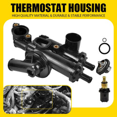 Engine Coolant Thermostat Housing Assembly for 2007-2017 Jeep Compass Patriot EA 6B93BC-57