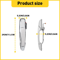 For 2007-2013 Chevy GMC Door Outside Handle Front Passenger Right Side RH Chrome 6B93BC-57