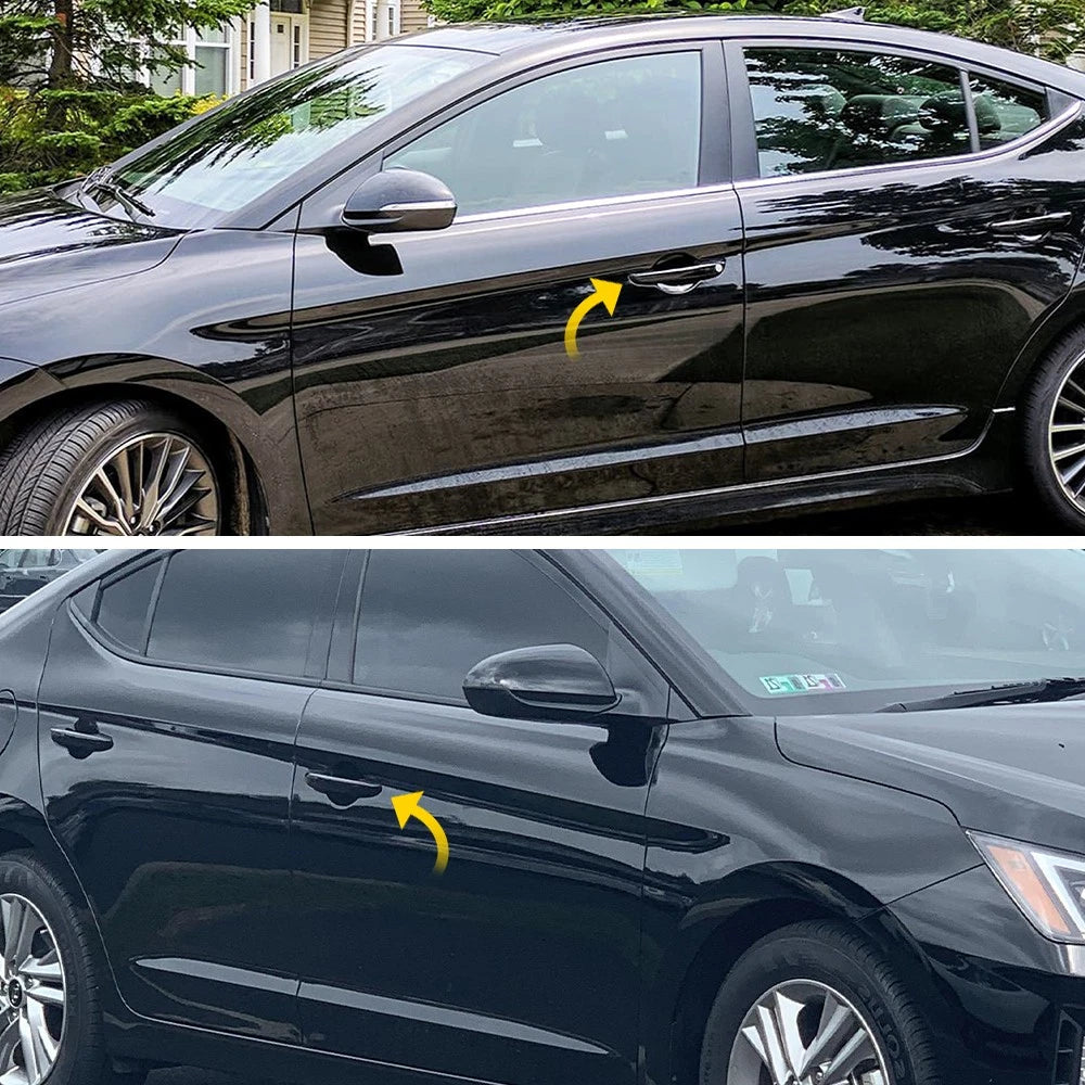 Exterior Left+Right Front Door Handle Pair For 2017-2020 Hyundai Elantra Sedan 6B93BC-57
