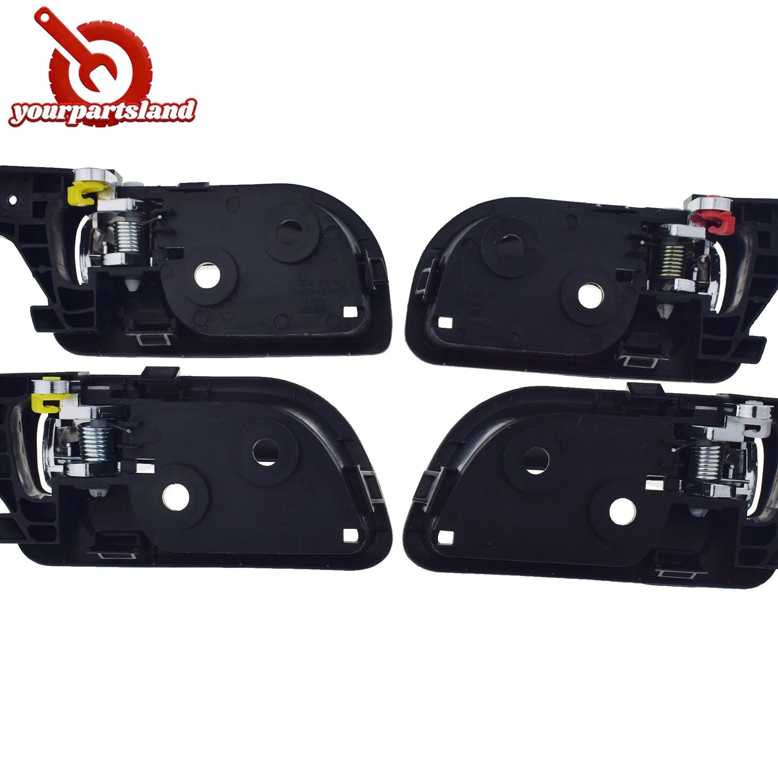 Front Rear Left Right Interior Door Handle Chrome For 03-07 Honda Accord 4-Door 6B93BC-57