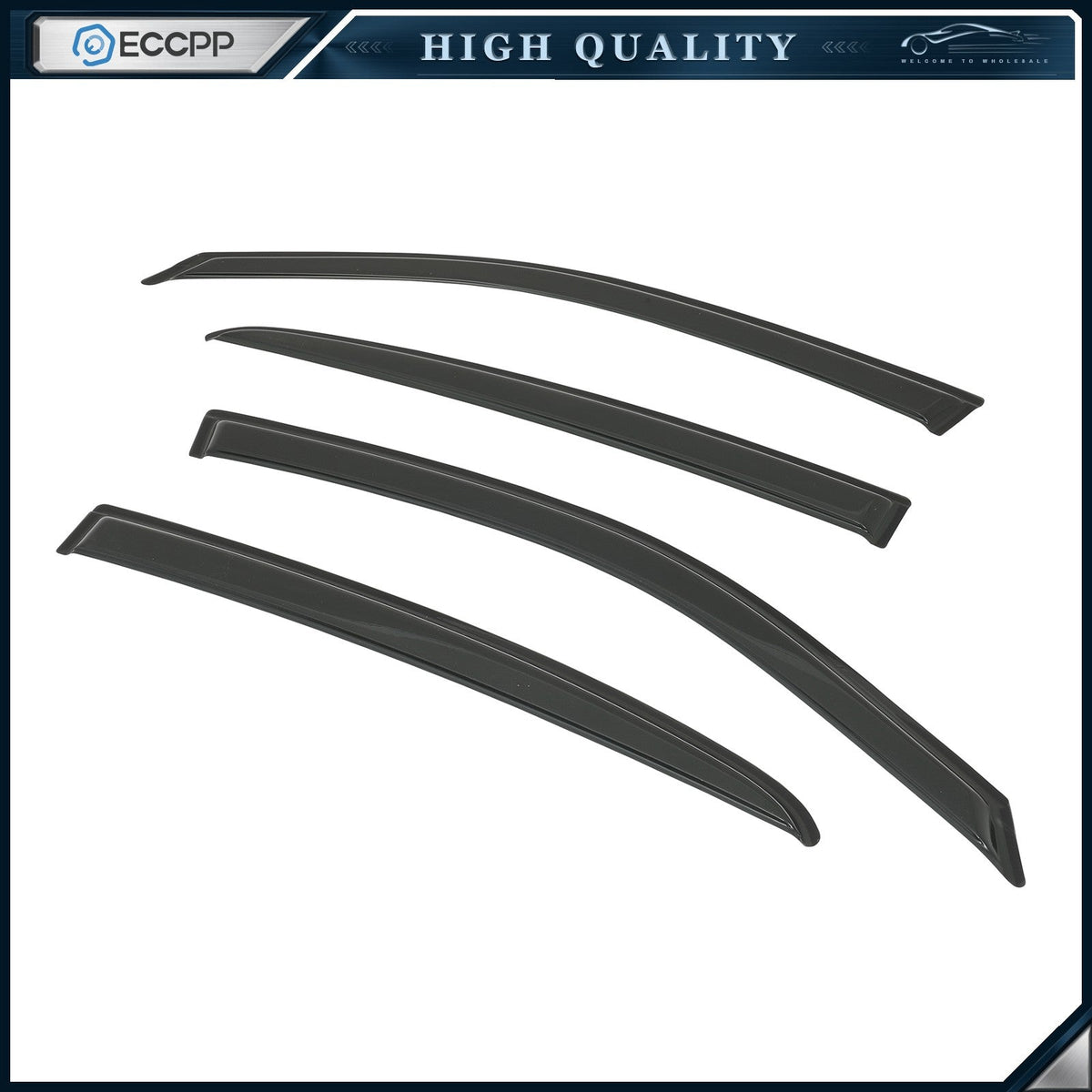 Window Visor Vent Rain Shades Guards Deflectors For 2011-2019 2020 Dodge Charger 6B93BC-57