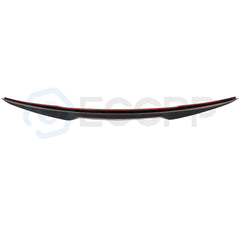 Fits 2017-2019 Audi A4 S4 Rear Trunk Glossy Carbon Fiber 6B93BC-57