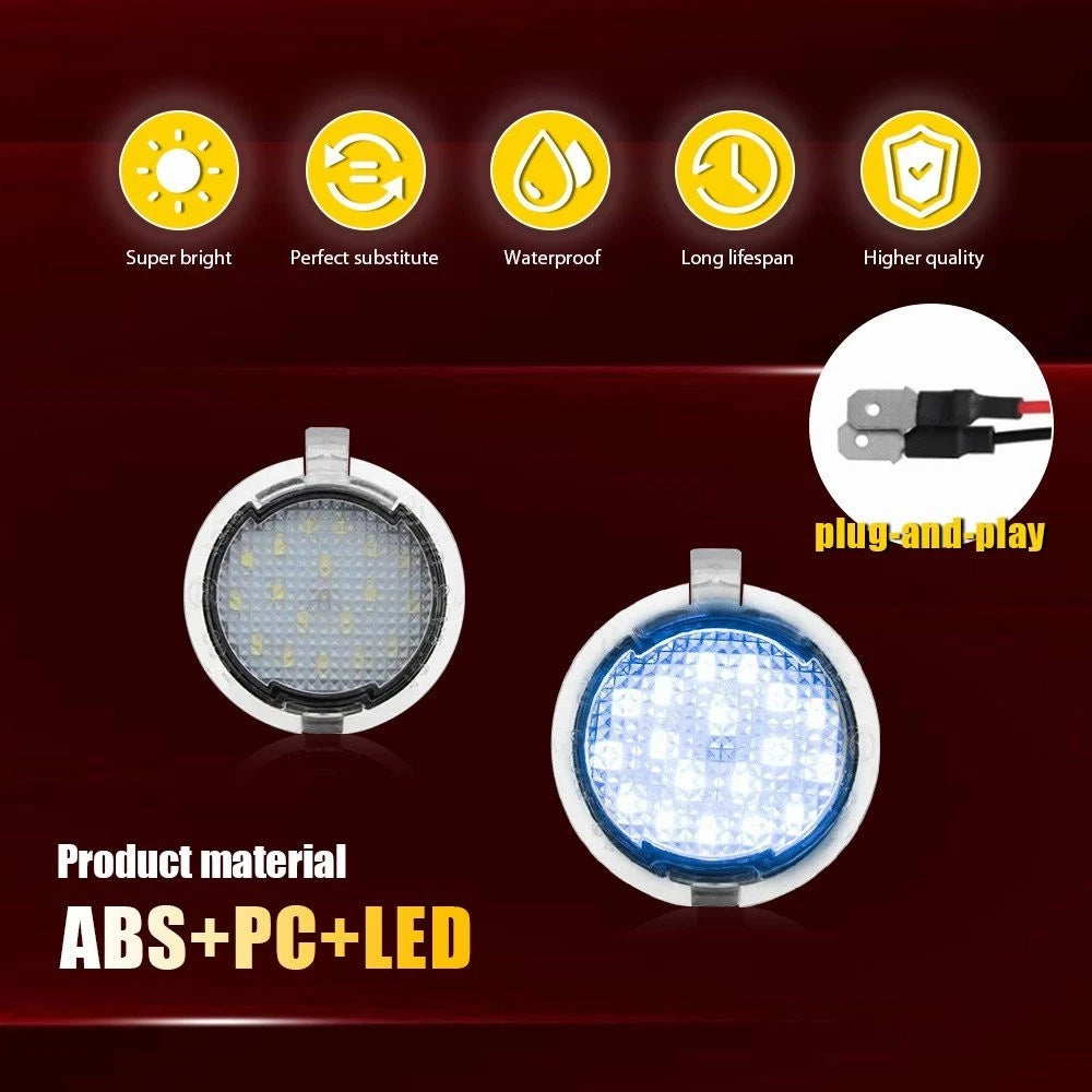2x Led Side Mirror Puddle Light For Ford Expedition 2007-2017/Taurus 2008-2017 A 6B93BC-57