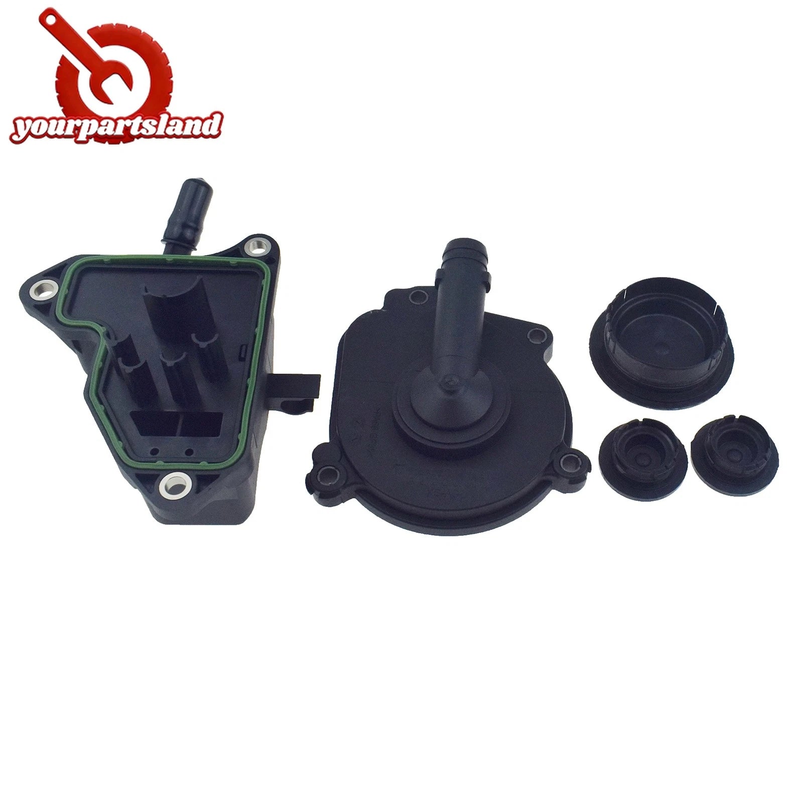Oil Separator Crankcase Vent Valve PVC Breather & Cam Plug Set For Mercedes M272 6B93BC-57