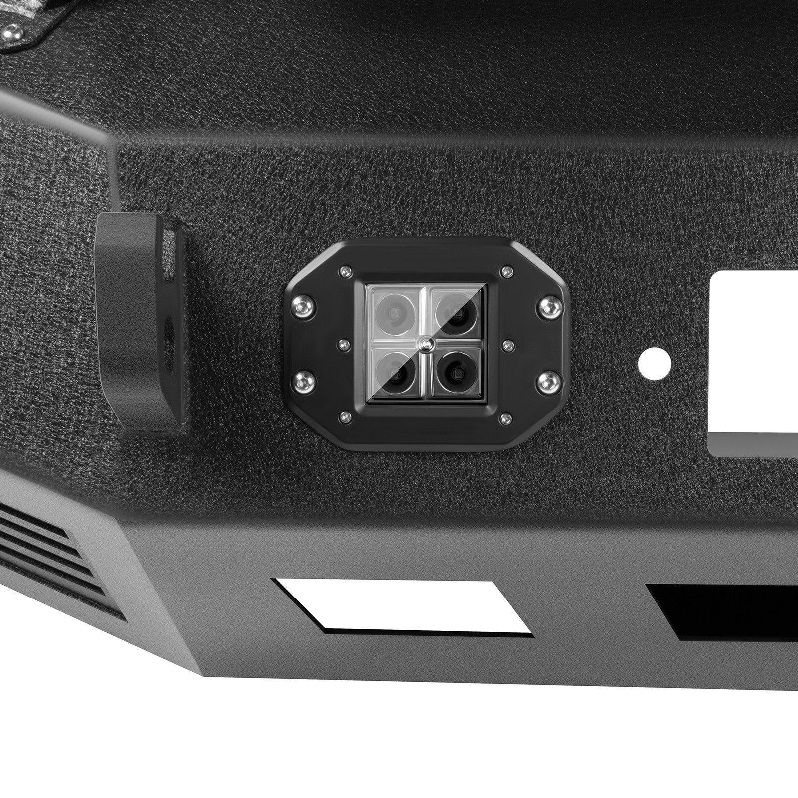 ECCPP Steel Front Bumper w/ Winch Plate & Fog Light For 2013-2018 Dodge Ram 1500 6B93BC-57