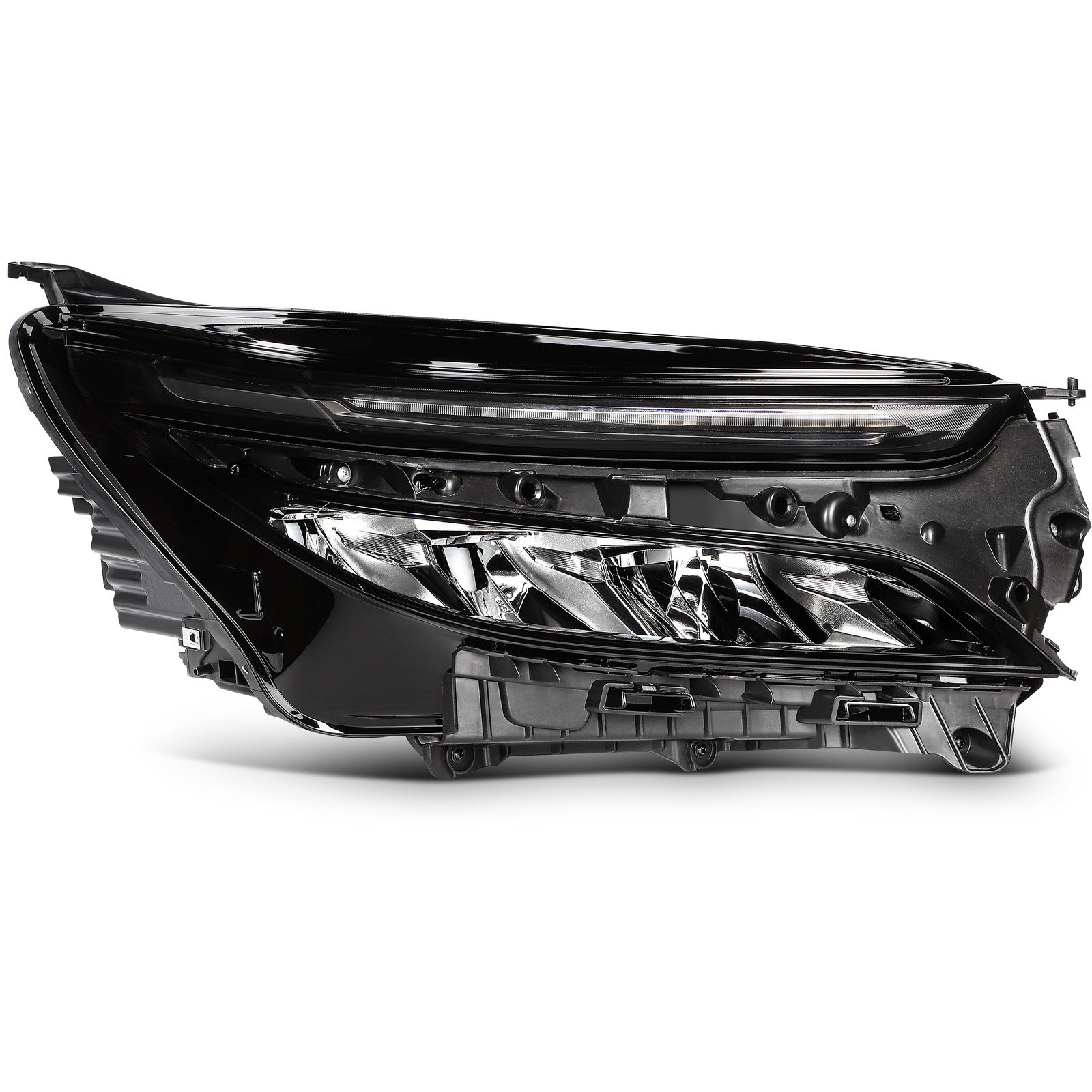 Pair LED Headlights Assembly For 2022-2024 Chevrolet Equinox LT RS 1.5L Black 6B93BC-57
