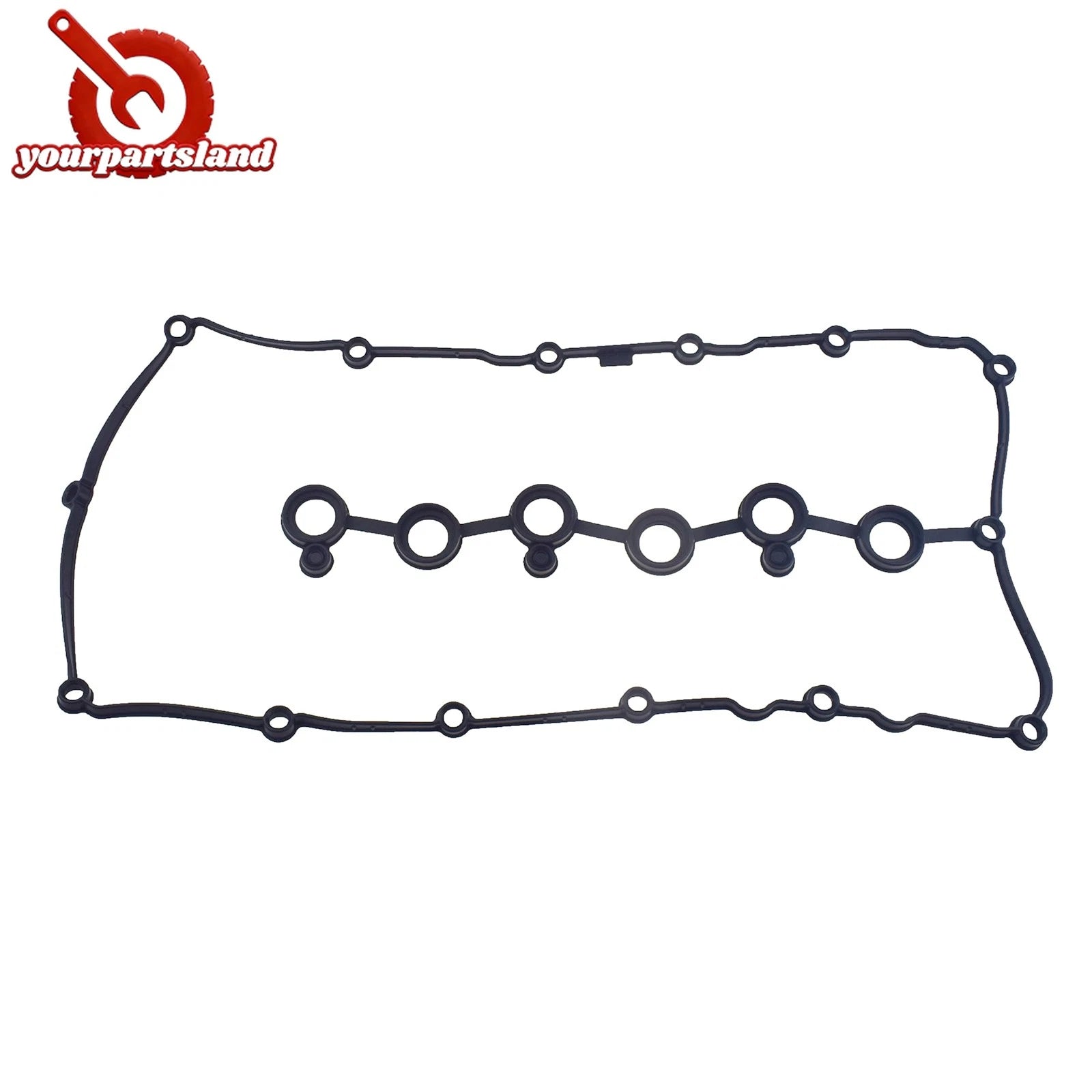 PCV Engine Valve Cover 2 Piece Intake manifold gasket set For VW Audi 3.6L 6B93BC-57