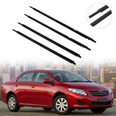 For 2003-2008 Toyota for Corolla Front & Rear Door Window Seal Belt Molding 6B93BC-57