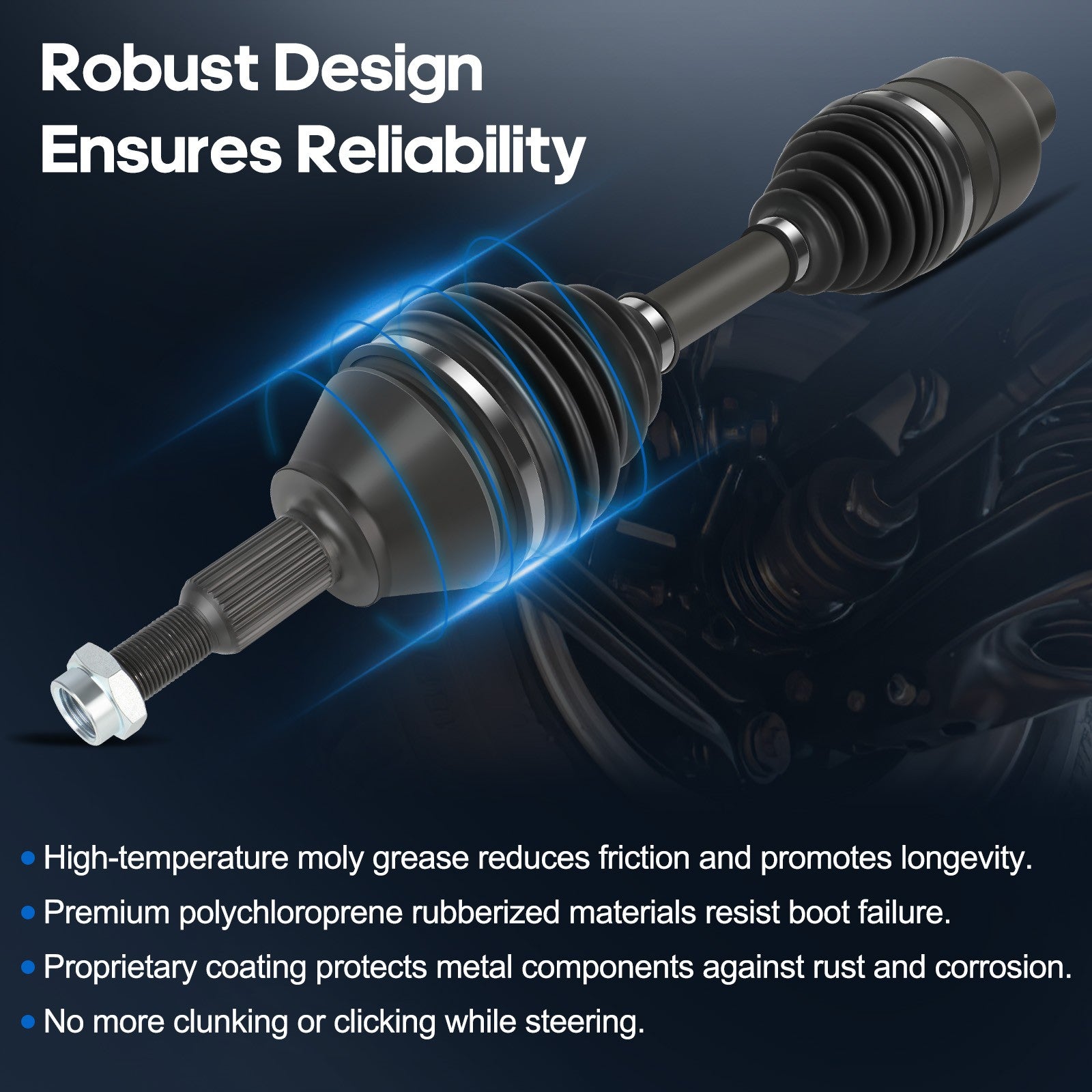 For Ram 1500 Classic 2019-2020 All Engine Pickup Front Left or Right 4WD CV Axle 6B93BC-57