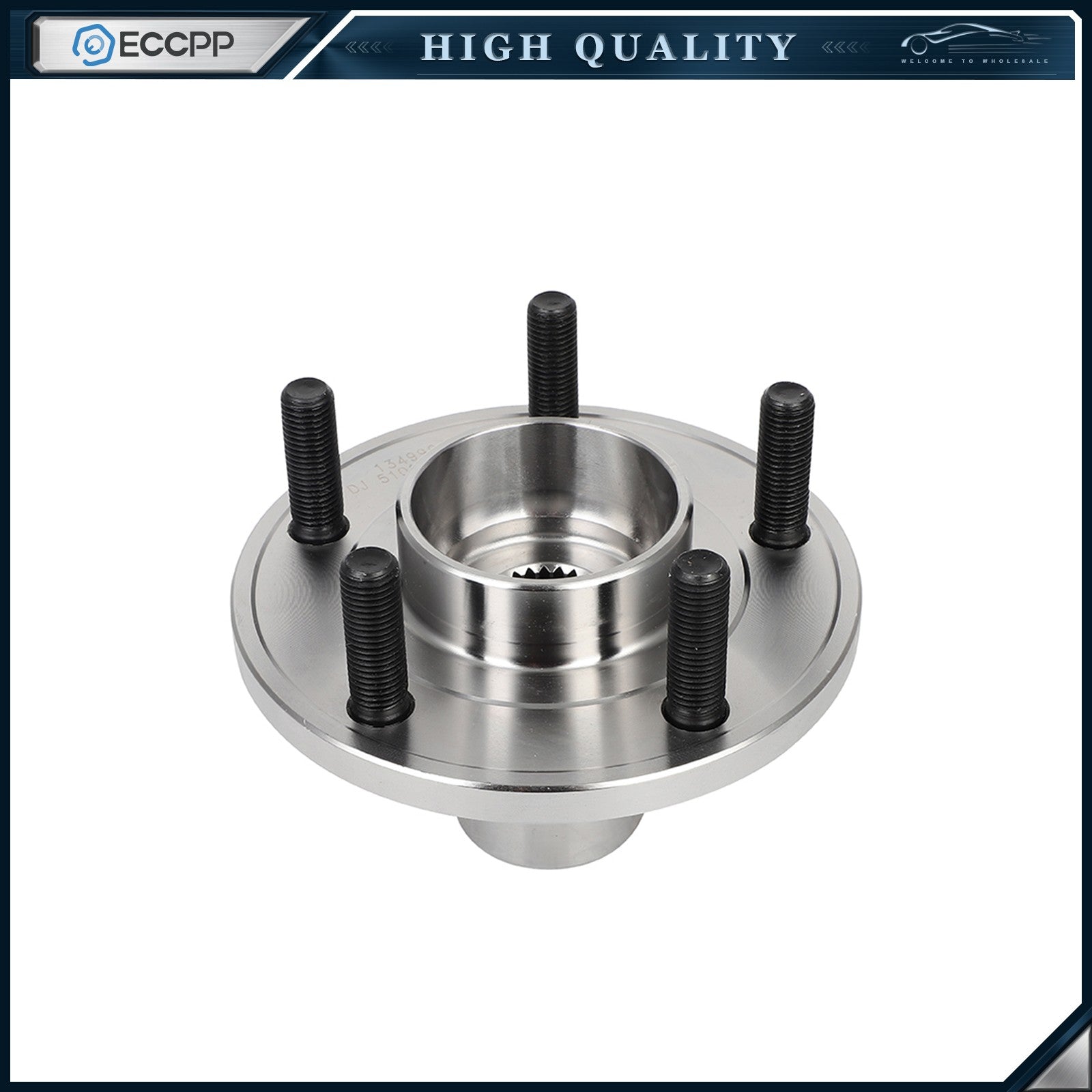 ECCPP (2) Front Wheel Hub & Bearing Kit For Ford Focus 2012-2018 C-MAX 2013-2018 6B93BC-57