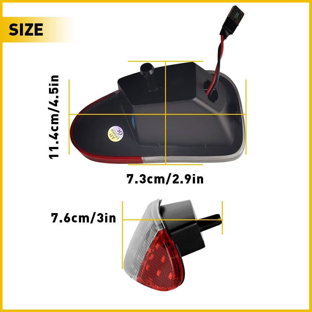 2pcs 24-LED Panel Door Courtesy Interior Light For Lamp Ford 1997-2003 F150 F250 6B93BC-57