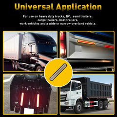 100LED DRL Truck Car Light LED Brake Bar Flowing Signal Turn Stop Tail Strip 6B93BC-57