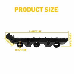 For 2016 2017 2018 Nissan Sentra Front Bumper Brackets Retainers Left Right 2pc 6B93BC-57
