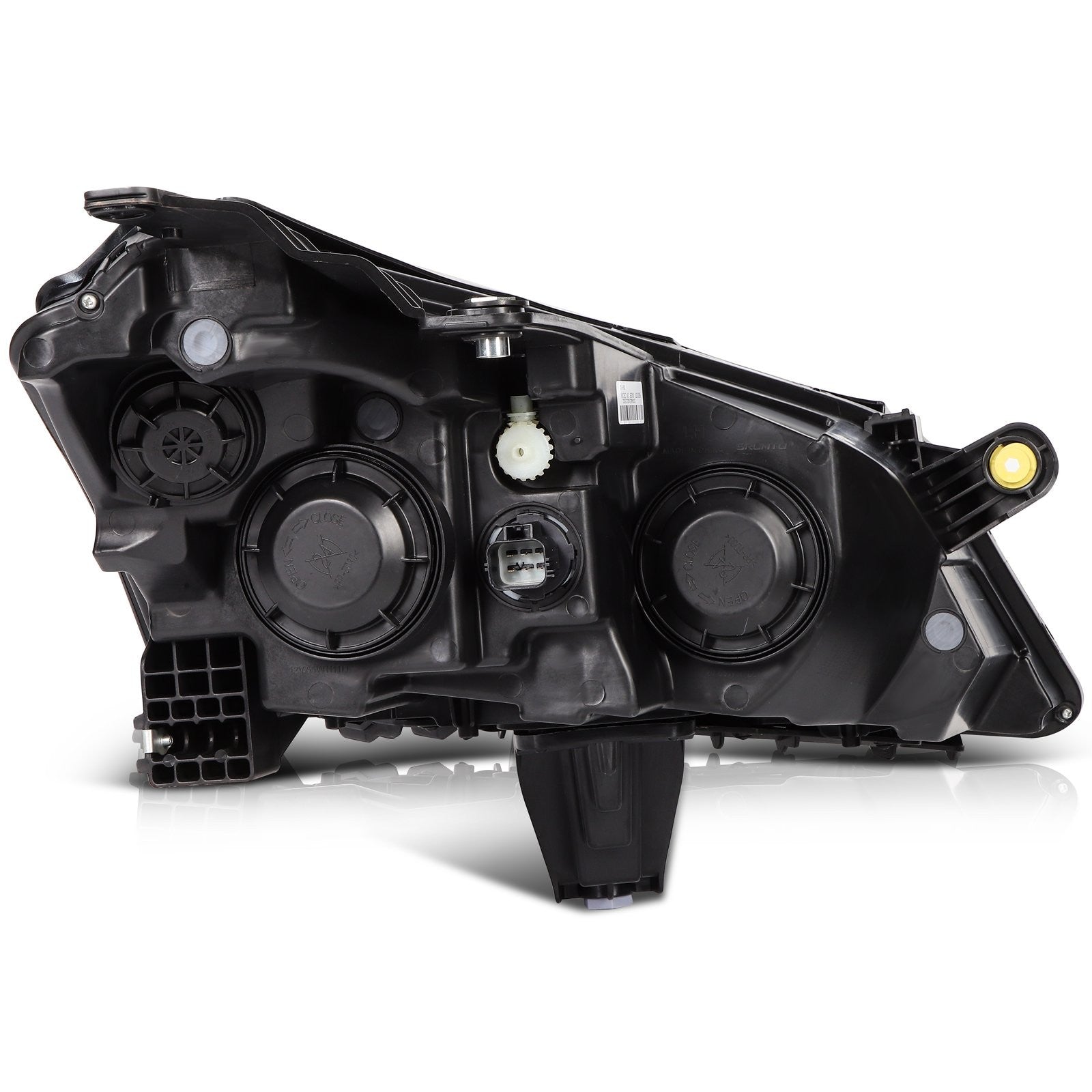 Pair Kit Headlights Assembly For 2013-2017 Chevrolet Traverse 3.6L Black Amber 6B93BC-57