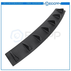 34" x 6" Rear Shark Fin Bumper Diffuser Carbon Fiber Pattern Appearance 6B93BC-57
