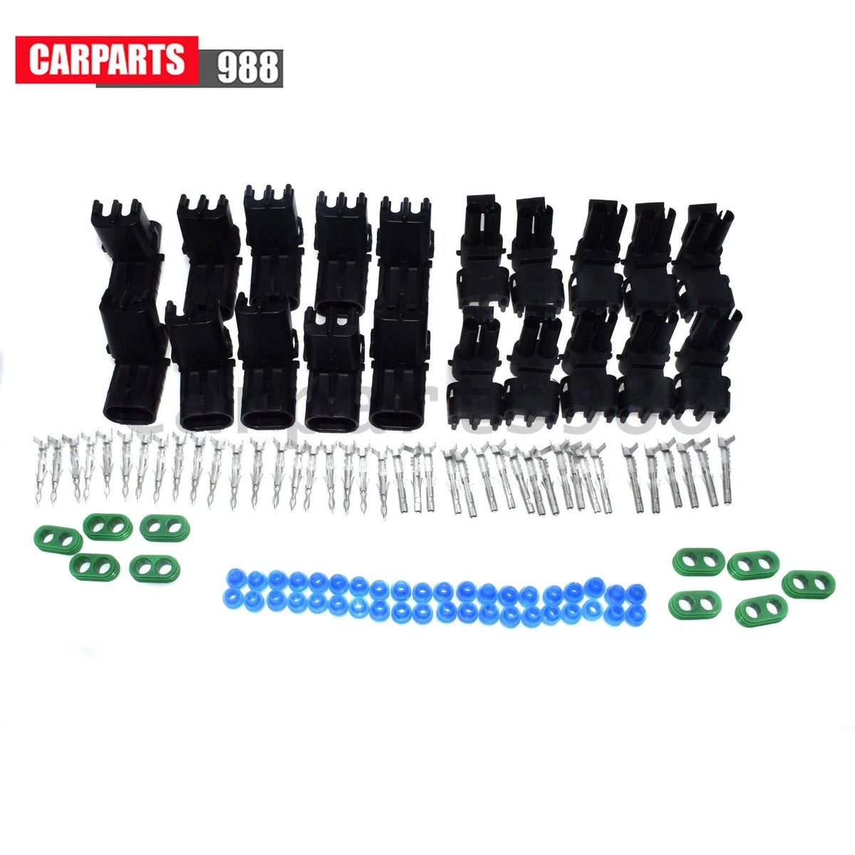 10Pcs 2 Way Weather Pack Series Male & Female Connector Harness Kit 12010973 6B93BC-57