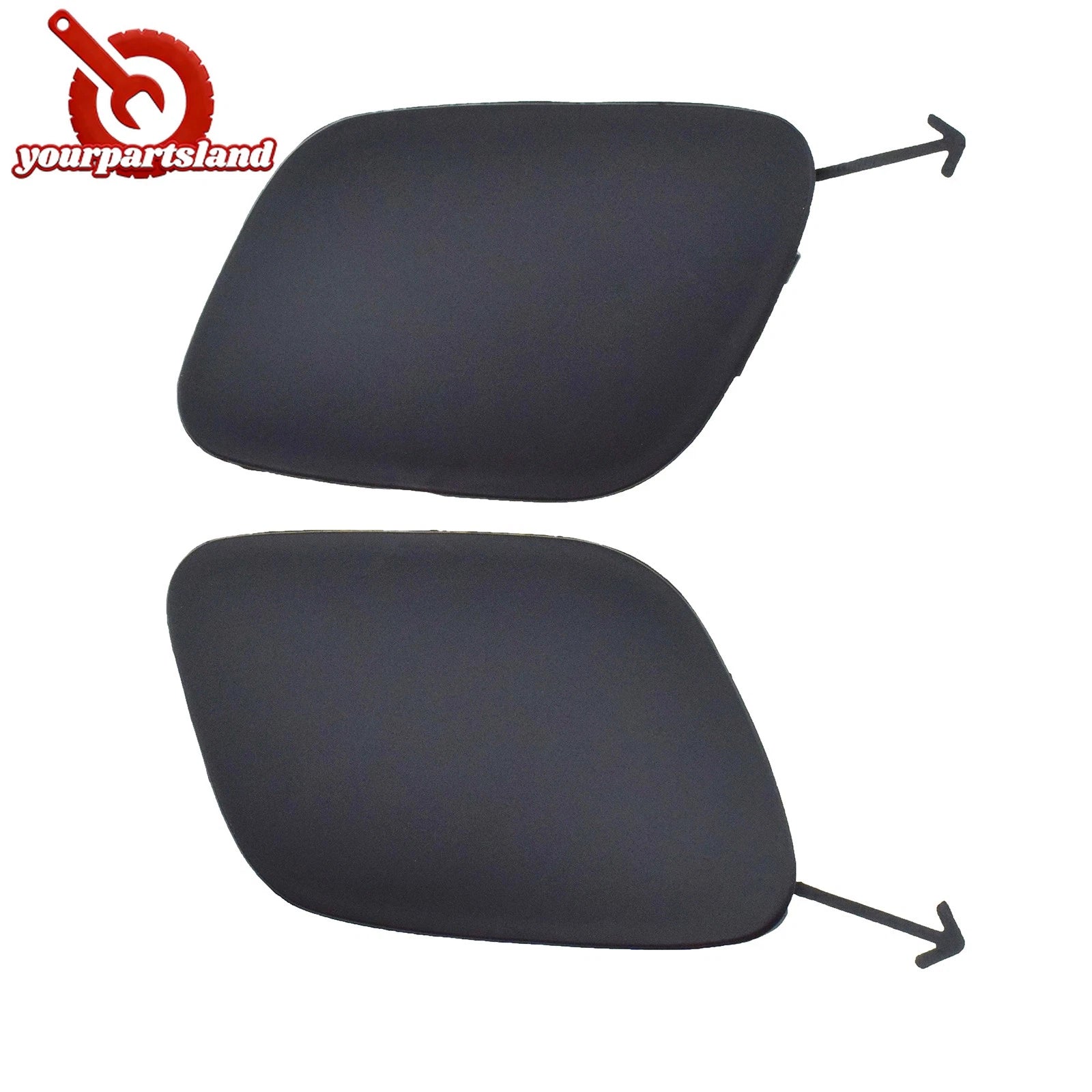 Left Right Side Car Tow Hook Eye Cap Covers For Toyota Prius 1.8L 2019 2020 2021 6B93BC-57