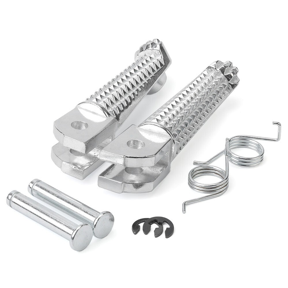 2x Front Foot Pegs For Yamaha XJR1300/SP 1999-2018 FZ6R 2009-2017 XVS950 2014-23